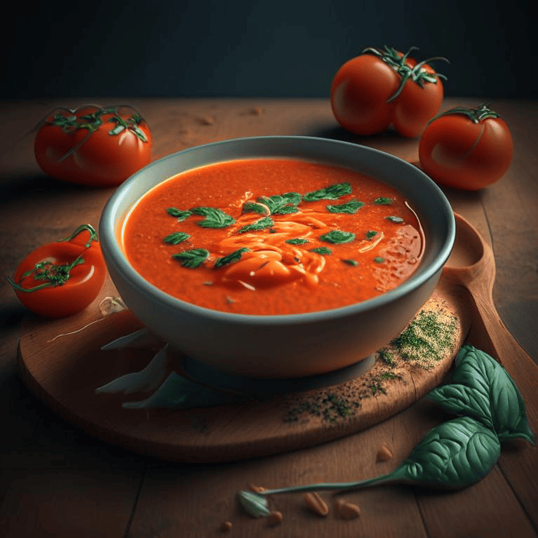 Creamy Tomato Basil Soup Recipe - Easy First Course Soup | allrecipes.club