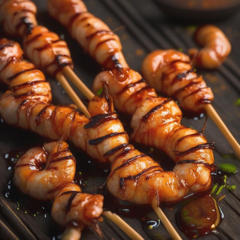 Tangy BBQ Shrimp Skewers - BBQ Recipe | Allrecipes Club | allrecipes.club