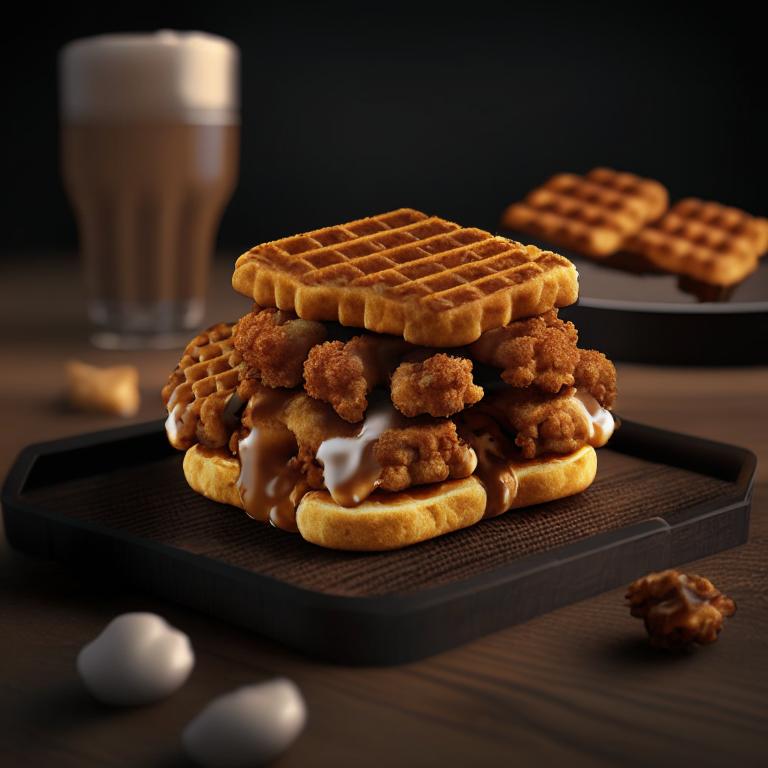 Chicken and Waffle Sliders Recipe - Irresistible Snack | allrecipes.club