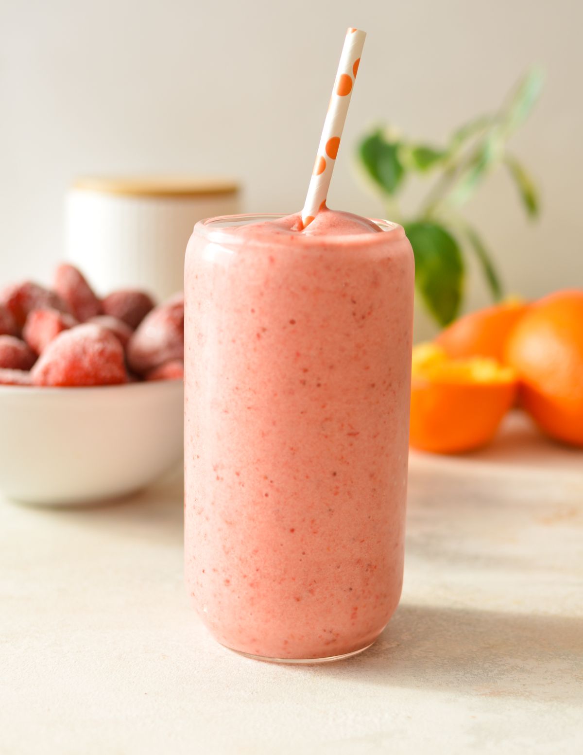 Orange-strawberry smoothie with banana. | allrecipes.club
